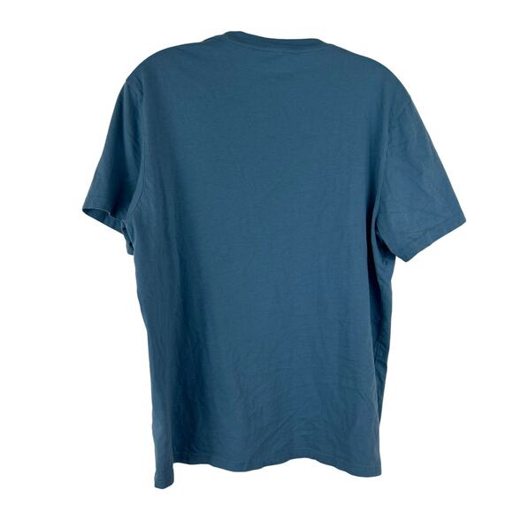 Everlane Men's Short Sleeve T-Shirt Size Medium Organic Cotton Blue - Picture 4 of 6